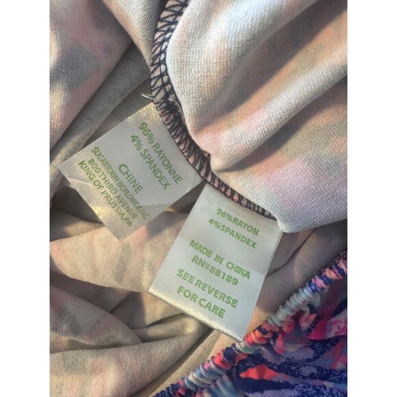 Lilly Pultizer Lana Off Shoulder Size Small EUC Romper Shorts - Picture 5 of 10